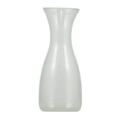 Pearl White' Handblown Glass Carafe