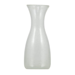 Pearl White' Handblown Glass Carafe