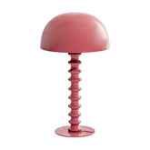 Tall Twisted Stem Lamp with Dome Shade | Deep Pink | Casa by JJ