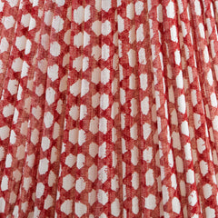 Fermoie | Wicker Red Lampshade