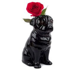 Pug Flower Vase