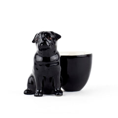 Pug with Egg Cup- 2 Colours