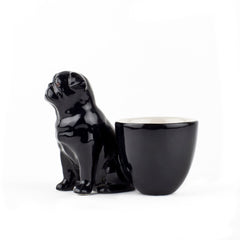 Pug with Egg Cup- 2 Colours