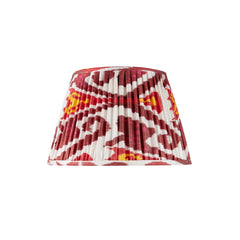 Burgundy and Magenta Silk Ikat Lampshade Rosana Lonsdale