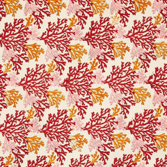 Rose Pink, Red & Amber Coral Cotton Tablecloth | Cass By JJ