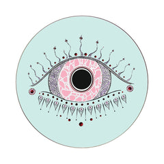 Rosie Evil Eye' Green & Pink Placemat
