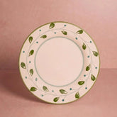 Set of 4 Hand-painted Green Motif Side Plates | Casa by JJ