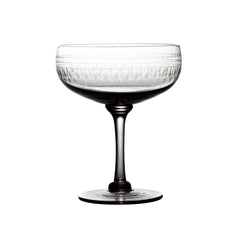 Set of 4 Smoky Coloured 'Ovals' Cocktail Glasses The Vintage List