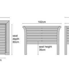 Solid Oak Personalised Swing Bench | Oak & Rope Company