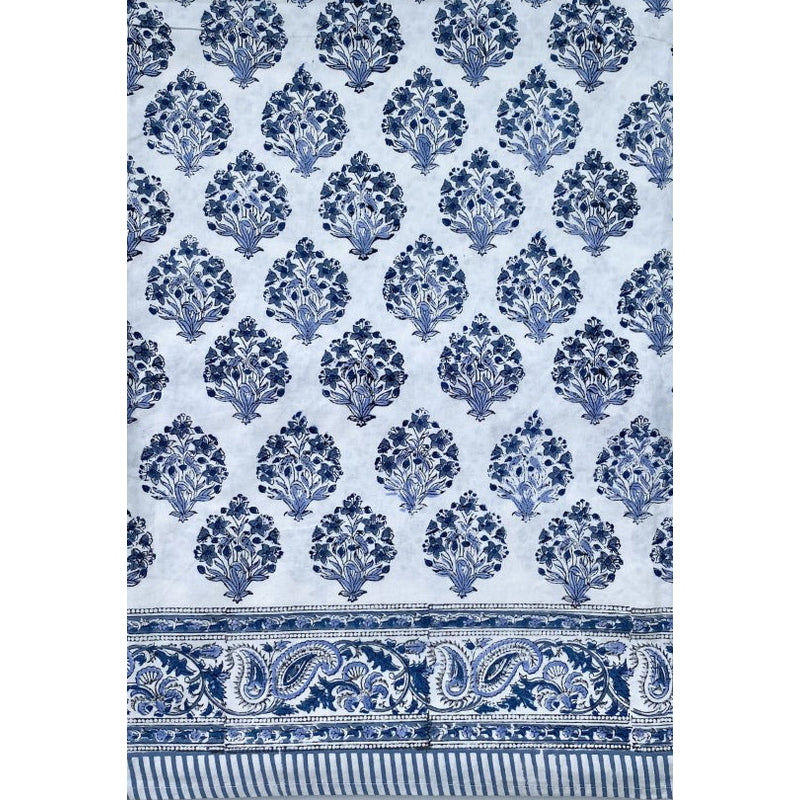 Starflower Blue Tablecloth