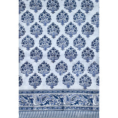 Starflower Blue Tablecloth