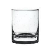 Pair of Crystal Whiskey Glasses with Star Design