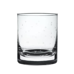 Pair of Crystal Whiskey Glasses with Star Design