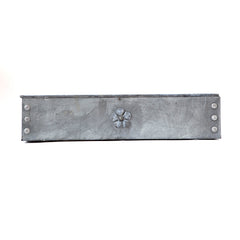 Traditional Handcrafted Galnvanised Steel Window Boxes with Tudor Rose Decor