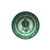 Spanish Lebrillo Small Bowl with Green 'Pomegranate' Design