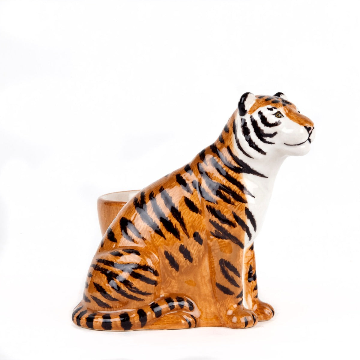 Tiger with Egg Cup