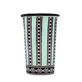 The Tiger Lily Green, Black and Pink Handmade Tumbler