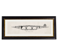 C.1737 Architectural Elevations of Bridges Framed Prints