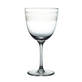 Set of 6 Crystal Red Wine Glasses with Oval Design | The Vintage List