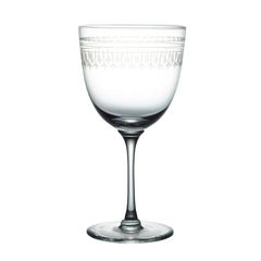 Set of 6 Crystal Red Wine Glasses with Oval Design | The Vintage List