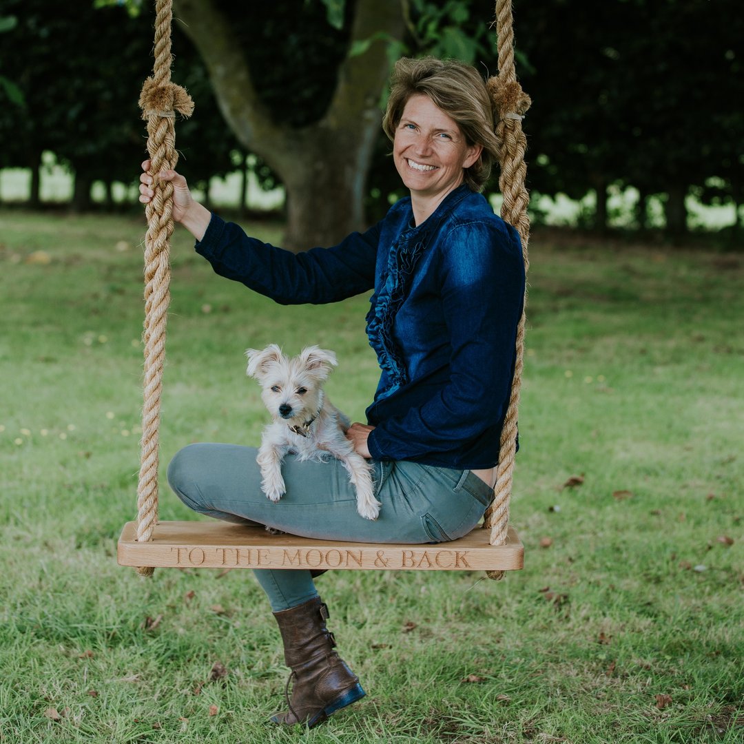 Solid Oak Personalised Large Swing | Oak & Rope Company