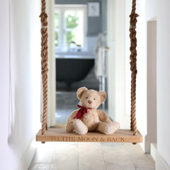 Solid Oak Personalised Medium Swing | Oak & Rope Company