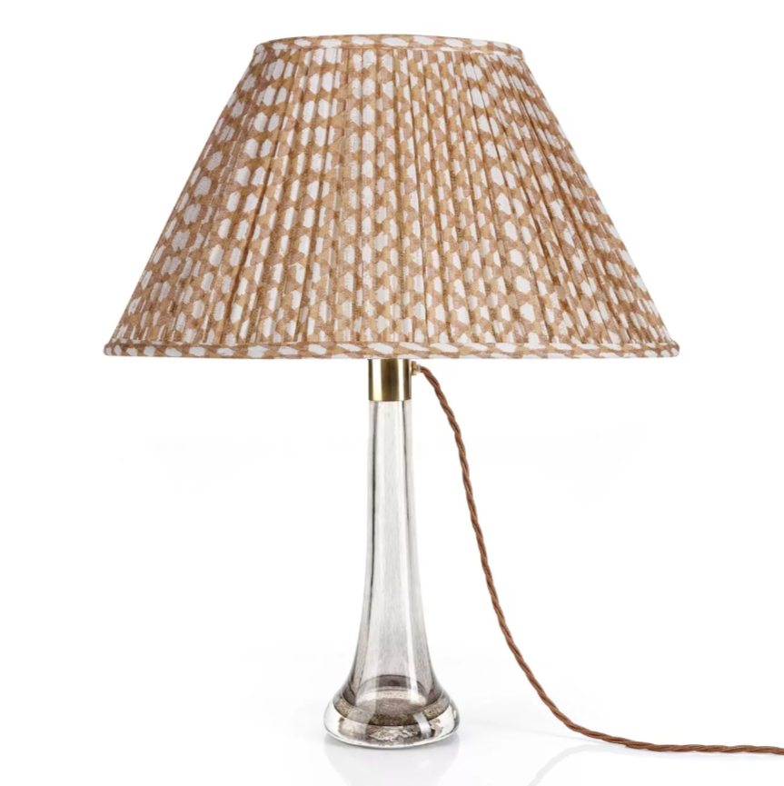 Fermoie  | Wicker Nut Brown Lampshade