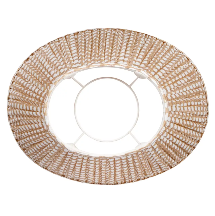 Fermoie  | Wicker Nut Brown Lampshade