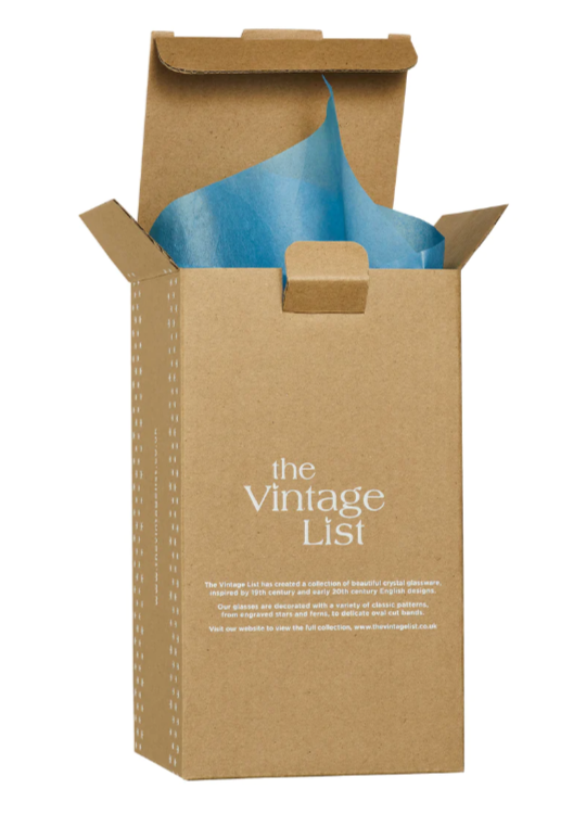 The Vintage List Crystal Table Carafe with Ovals Design