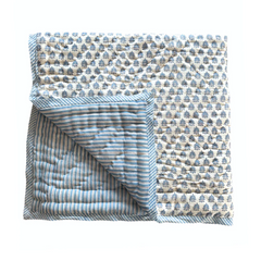 Sarah K Blue Pomily Quilt 