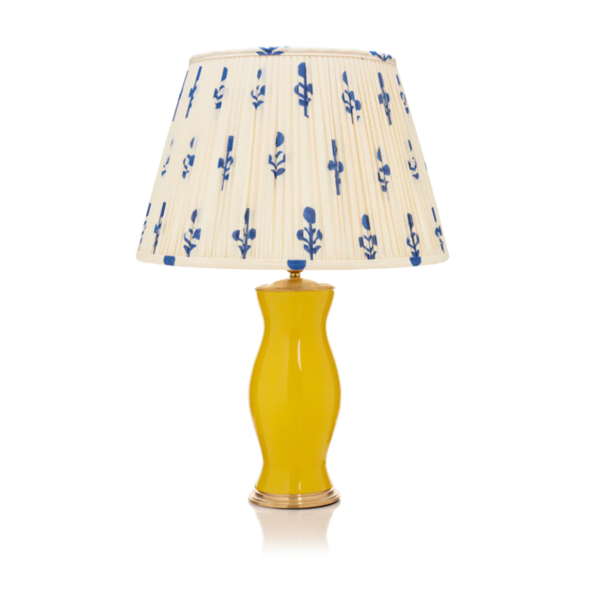 Rosana Lonsdale Blue Rose Gathered Straight Empire Lampshade