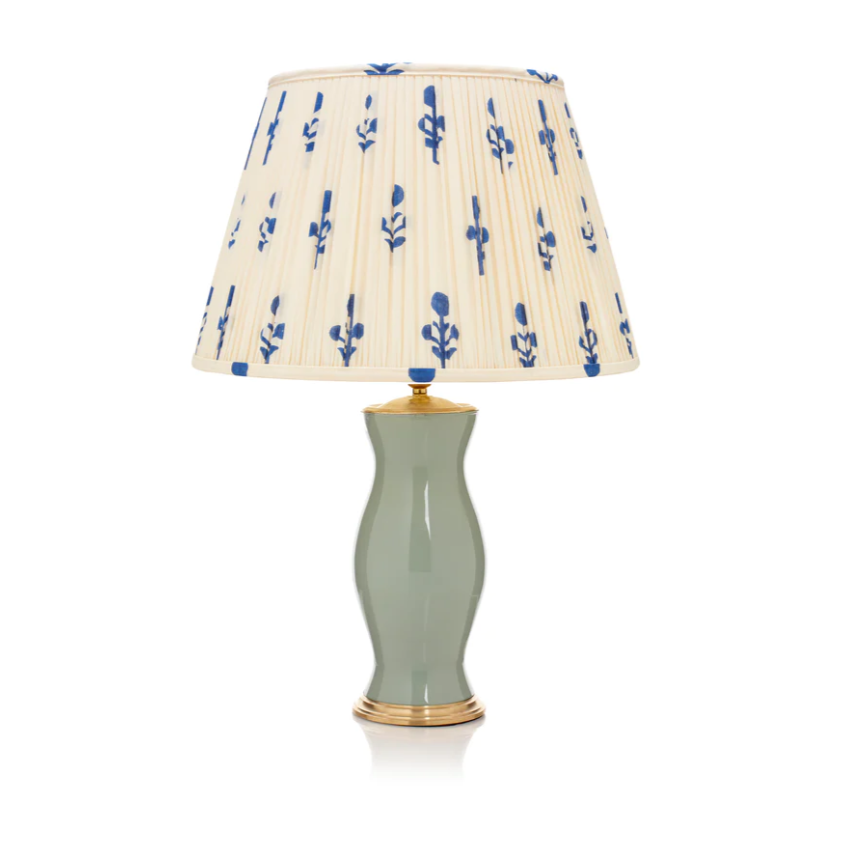 Rosana Lonsdale Blue Rose Gathered Straight Empire Lampshade