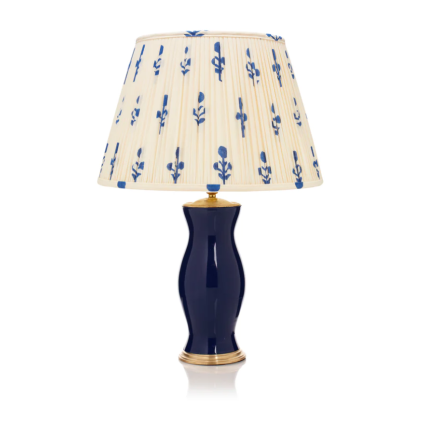 Rosana Lonsdale Blue Rose Gathered Straight Empire Lampshade