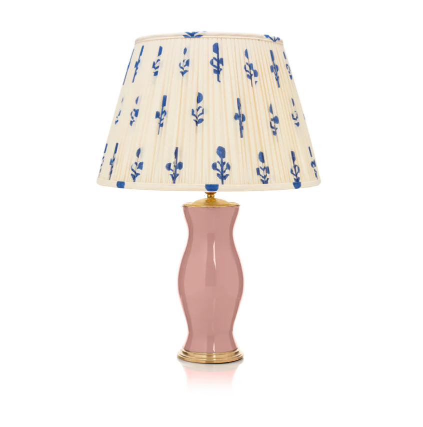 Rosana Lonsdale Blue Rose Gathered Straight Empire Lampshade