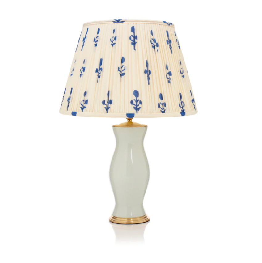 Rosana Lonsdale Blue Rose Gathered Straight Empire Lampshade