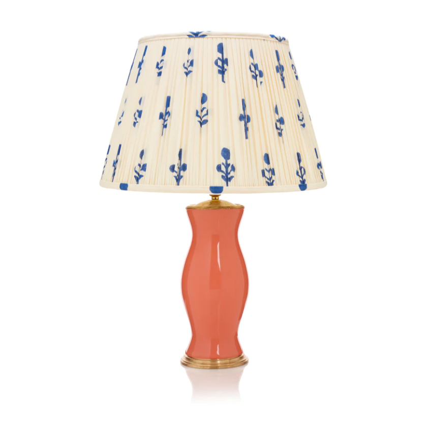Rosana Lonsdale Blue Rose Gathered Straight Empire Lampshade