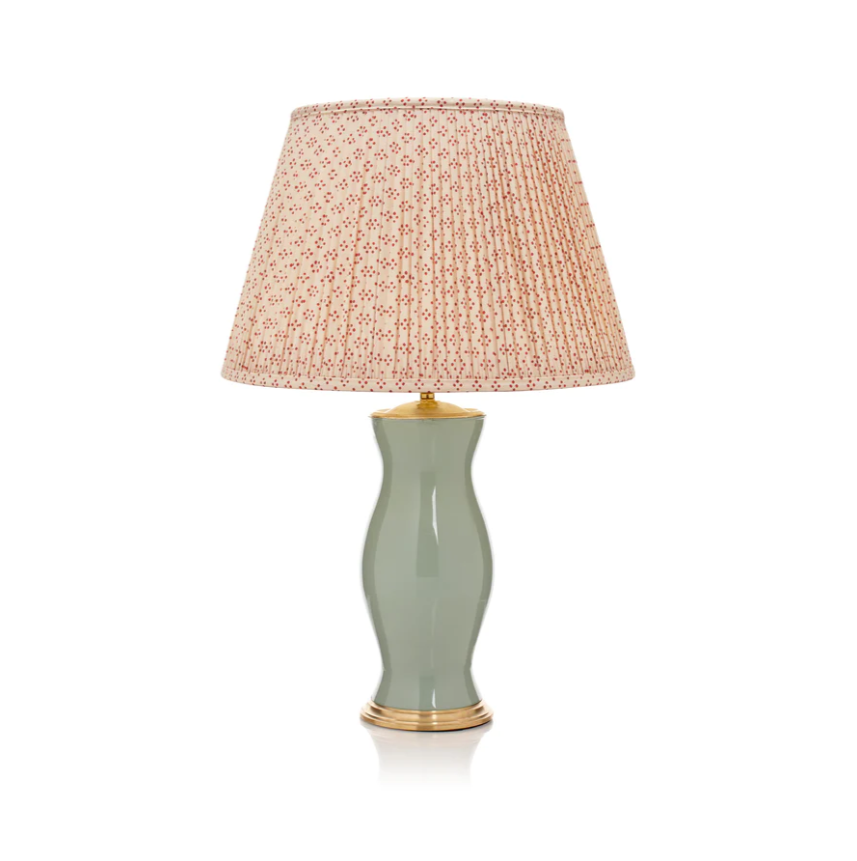 Rosana Lonsdale Four Leaf Clover Gathered Straight Empire Lampshade