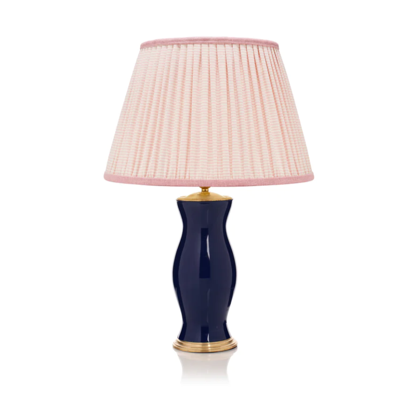 Rosana Lonsdale Pink & Cream Striped Gathered Straight Empire Lampshade