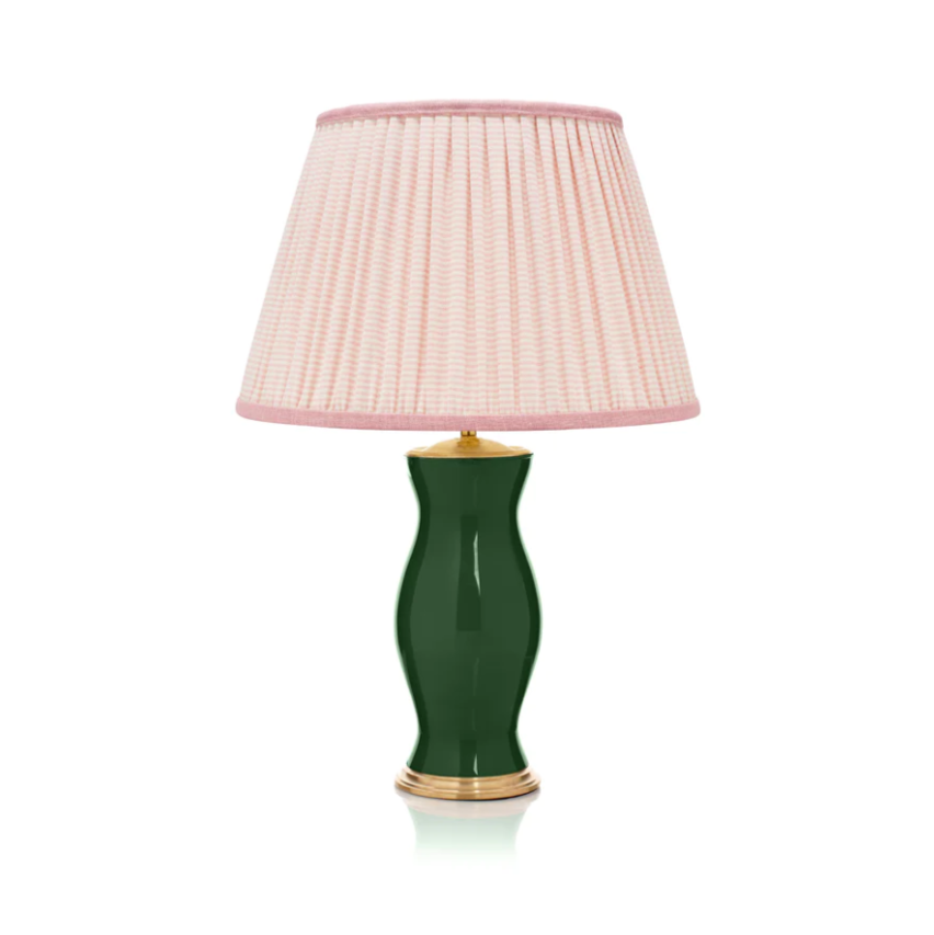 Rosana Lonsdale Pink & Cream Striped Gathered Straight Empire Lampshade