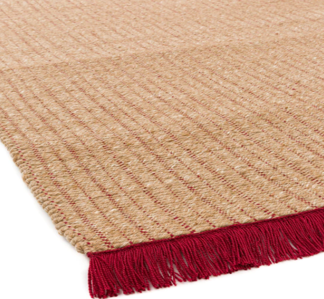 Jennifer Manners Marseille Flatwoven Cherry Red Rug