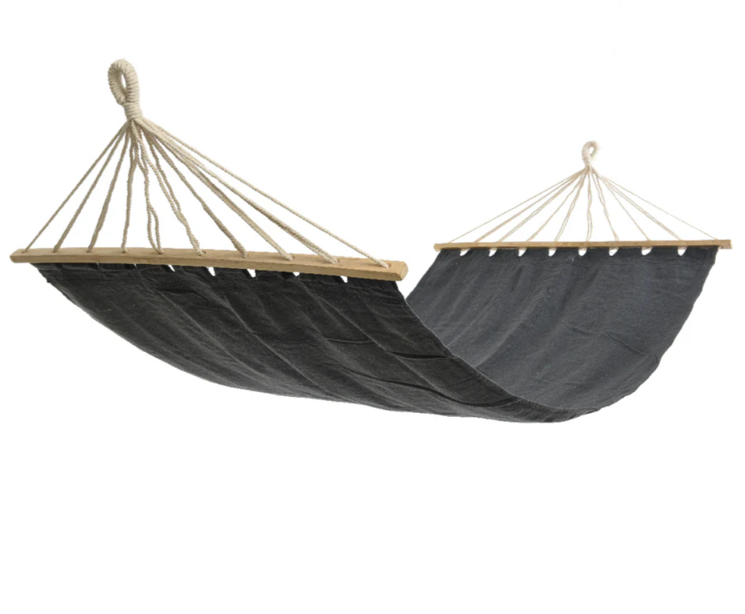 Charcoal Hammock with Spreader Bars