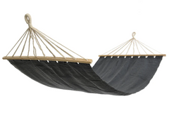 Charcoal Hammock with Spreader Bars