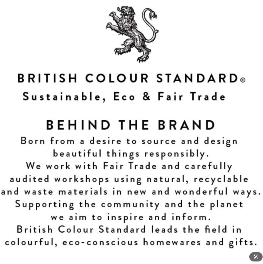 Set of 4 Seagrass Placemats | Black & Natural |  British Colour Standard