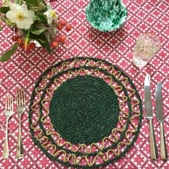 green grass placemat Sarah K