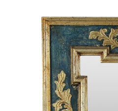 A Mid-Century Florentine Painted & Gilded Mirror