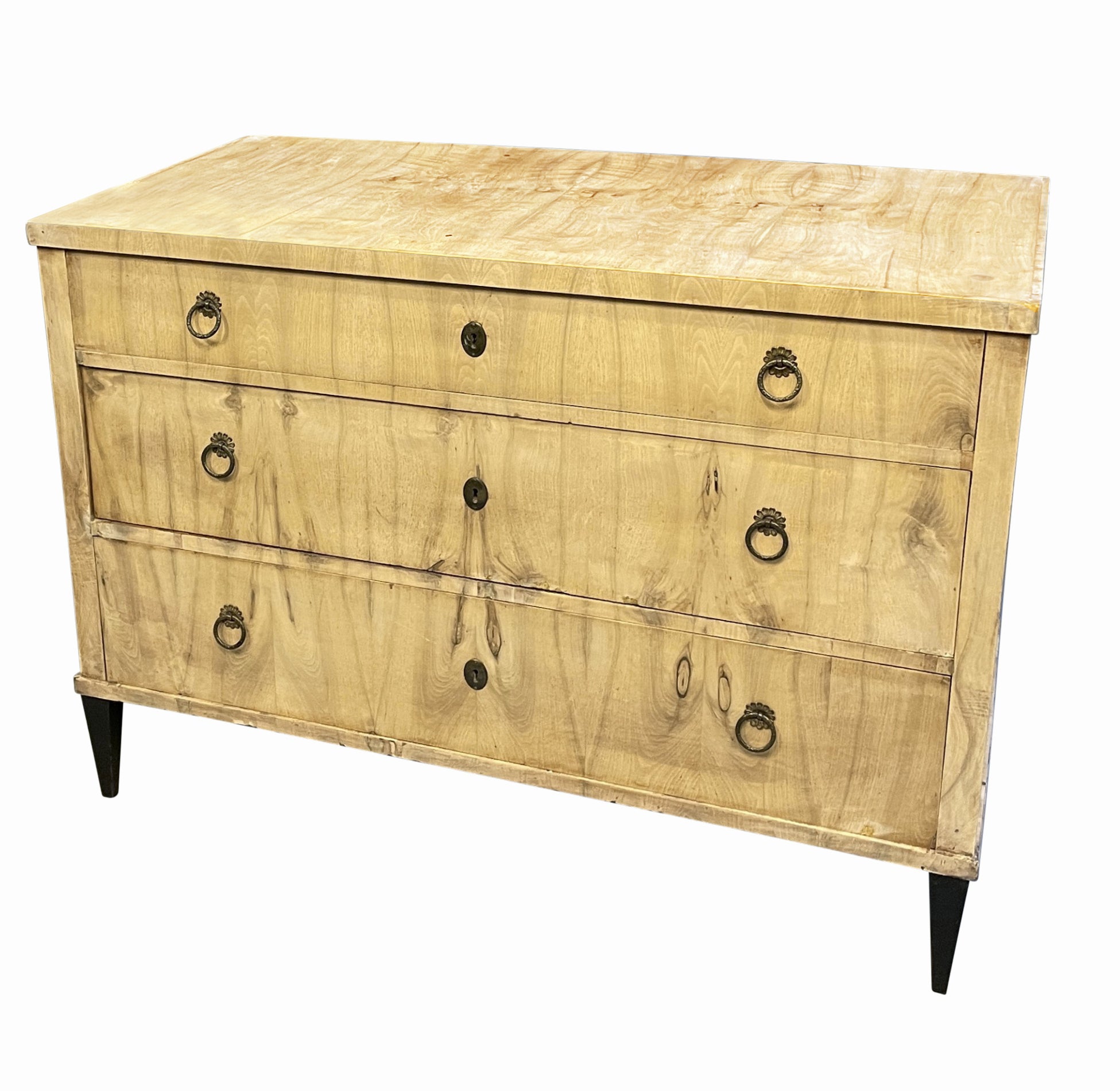 19th Century Antique Biedermeier Commode/ Chest of Drawers