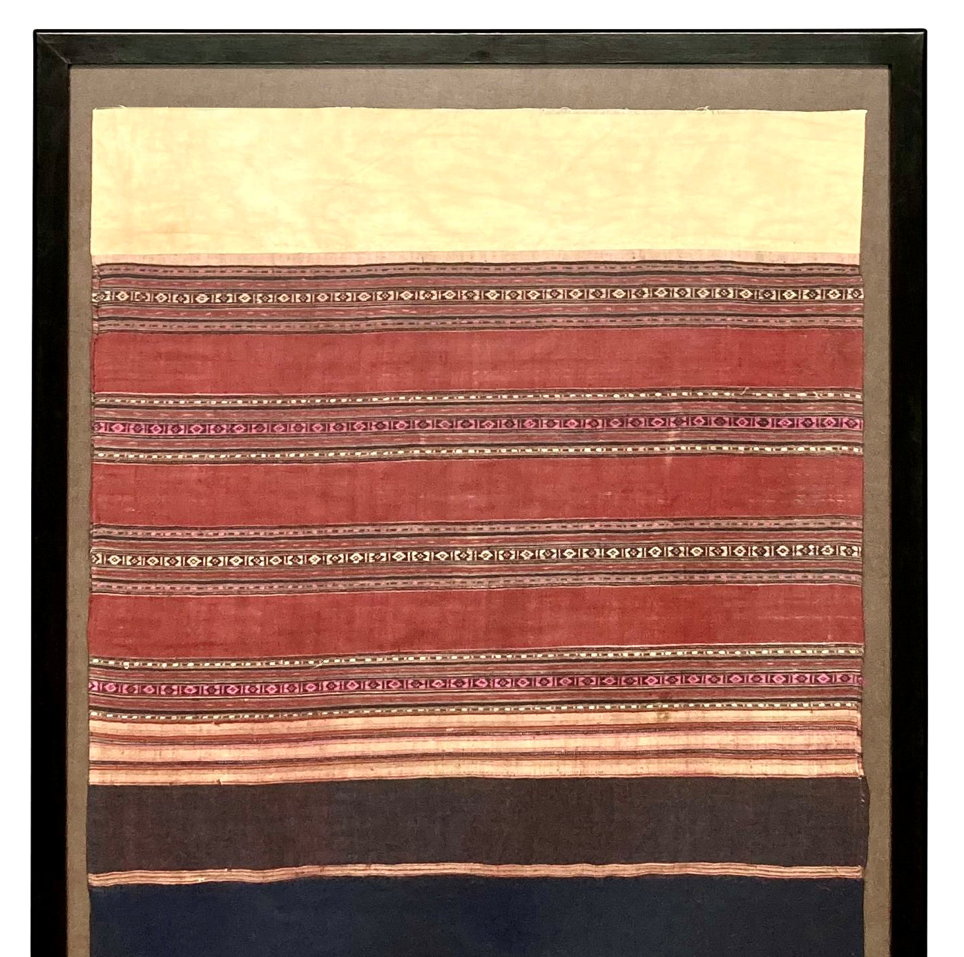 Set of Three Lanna Hand-Woven Textiles, Northern Thailand c.1950s