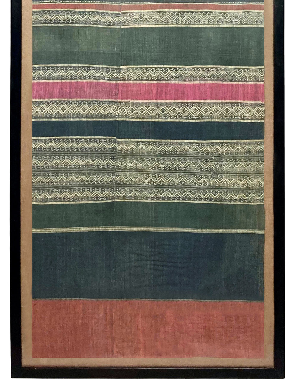 Set of Three Lanna Hand-Woven Textiles, Northern Thailand c.1950s