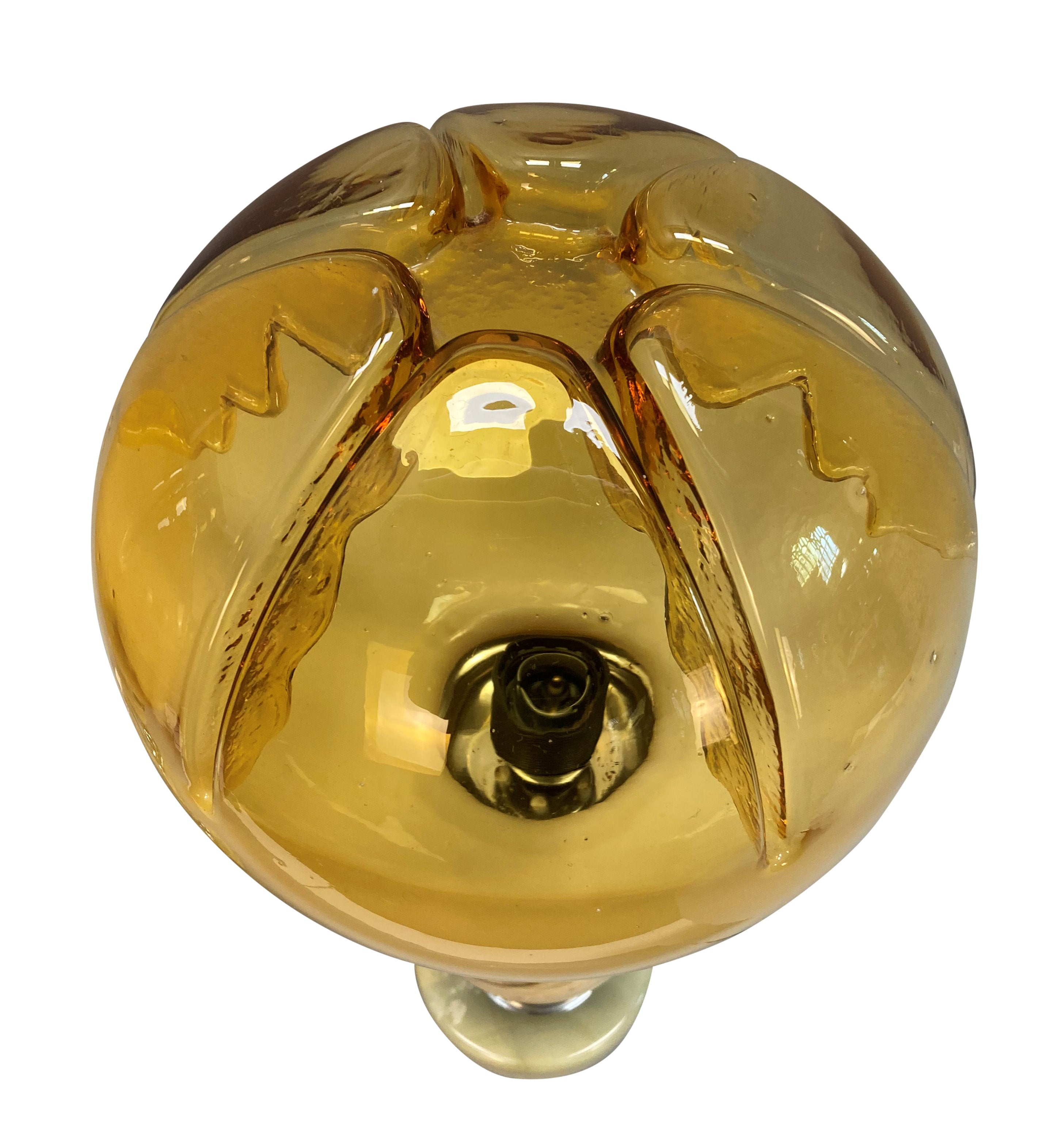 Pair of Antqiue Italian Onyx & Chrome Table Lamps 