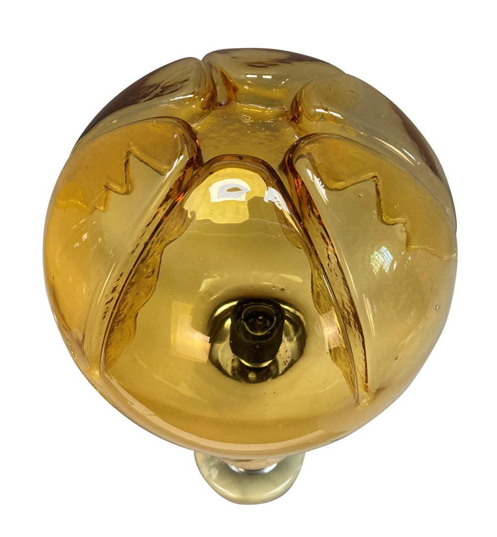 Pair of Antqiue Italian Onyx & Chrome Table Lamps 